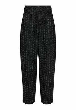 JANICE SLUNG PUNCH  - Džínsy s rovným strihom - 9 black
