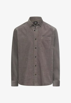 camel active, CORD HEMD MIT 2-WEGE STRETCH - Skjorter - dust grey