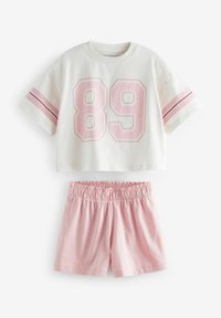 Next 3 PACK REGULAR FIT SET - Nachtwäsche Set - pink slogan