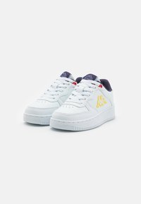 Kappa UNISEX - Sneakers - white/green dark/yellow
