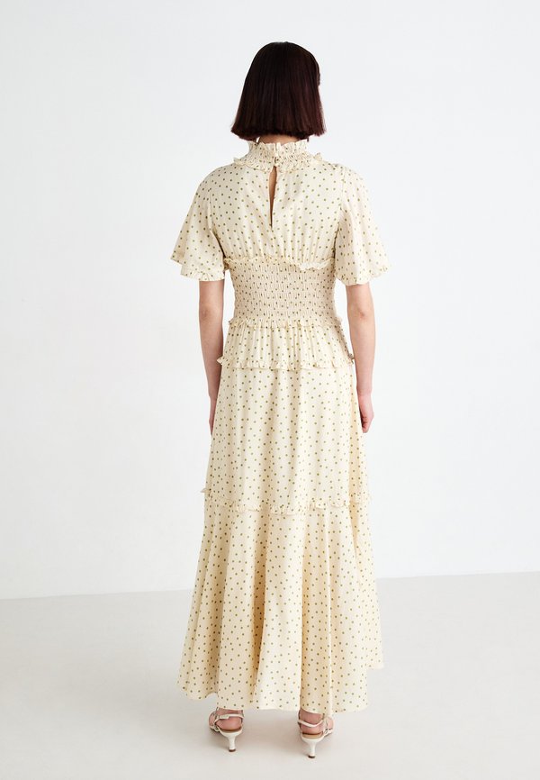 PERCH POLKA DRESS - Maxi dress - cream4