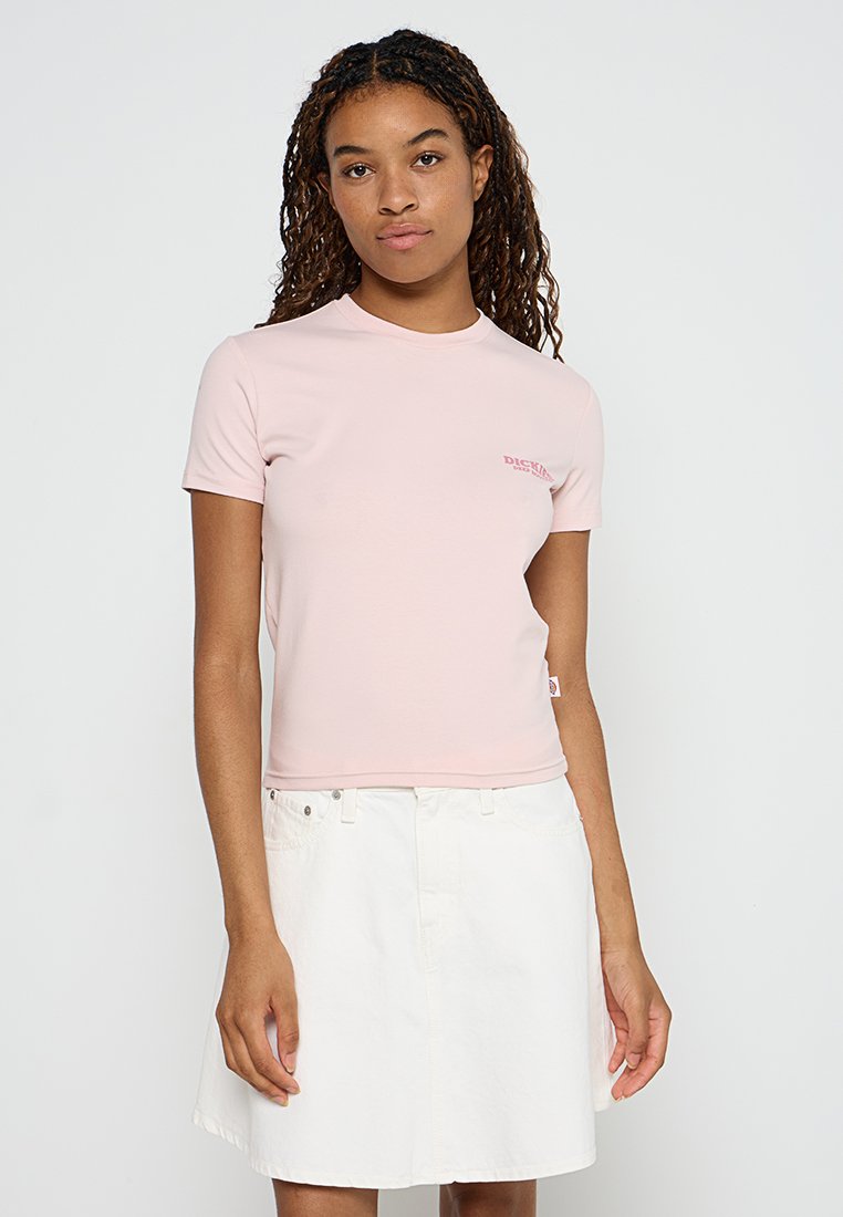Dickies T-shirt print roze