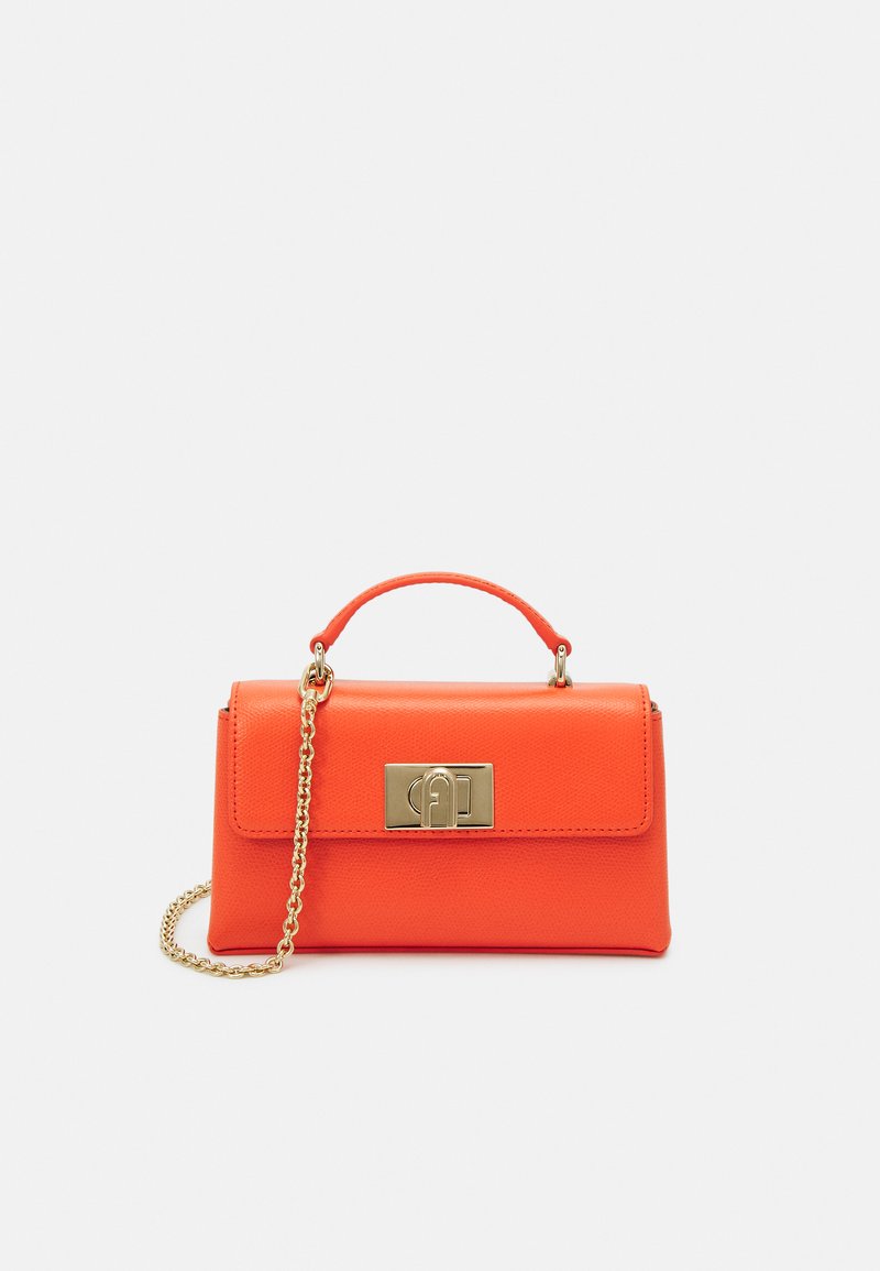 Furla MINI CROSSBODY TOP HANDLE Across body bag clivia/orange Zalando.co.uk