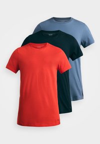 CREW NECK 3 PACK - Zgornji del pižame - turbulence/adrenaline rush/black