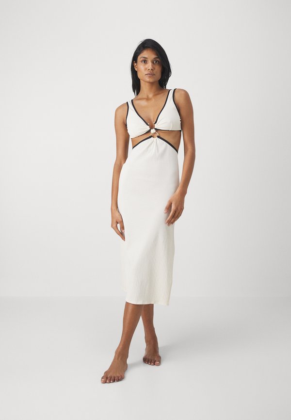 BEACH BOUND MIDI DRESS - Maxikleid - ecru