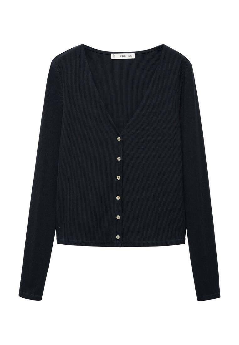 Mango Vest koningsblauw