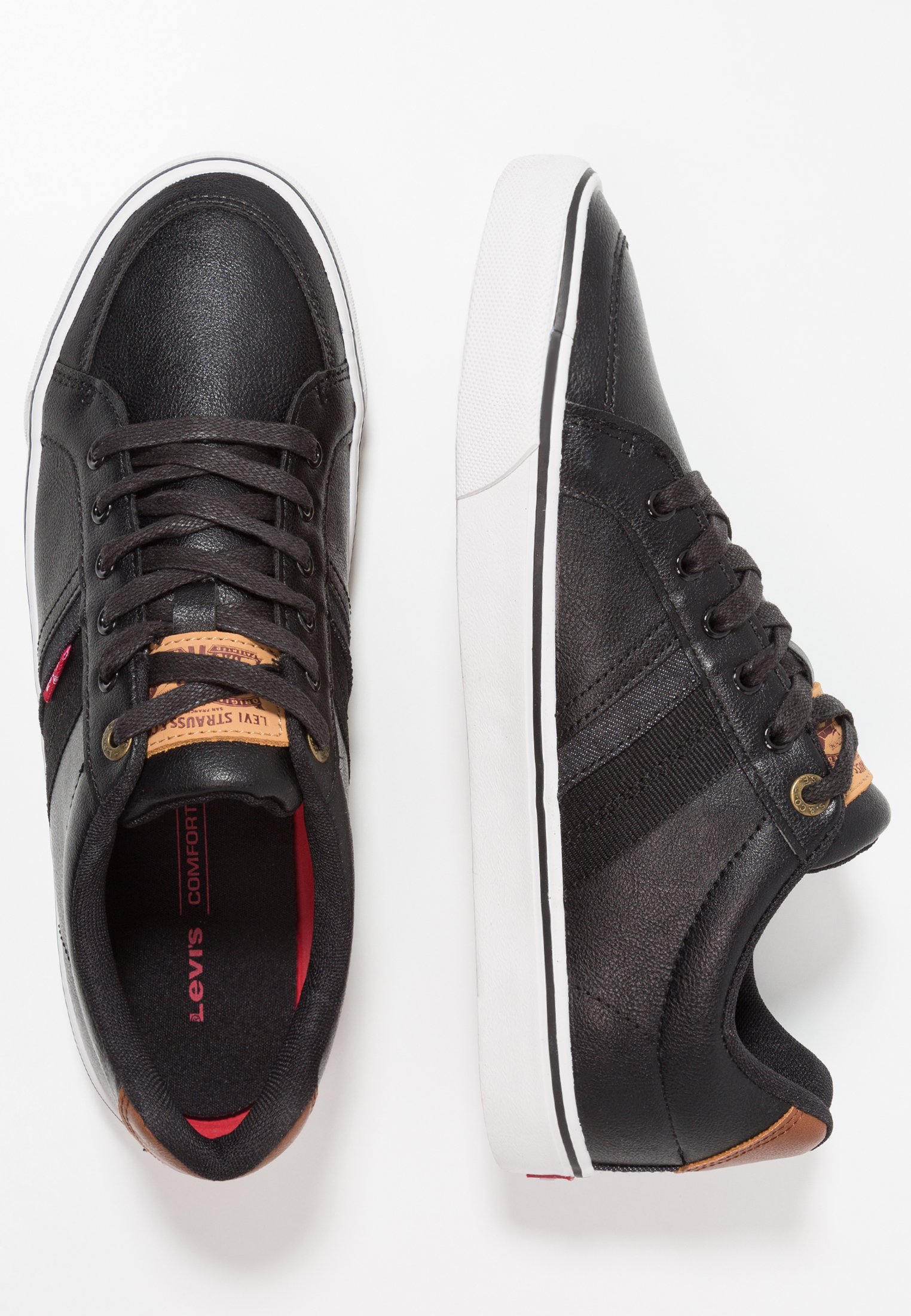 Levi's® TURNER - Zapatillas - regular black/negro - Zalando.es