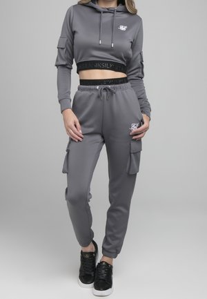 SIKSILK Pantalon cargo - grey