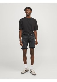 Jack & Jones Shorts di jeans - black denim