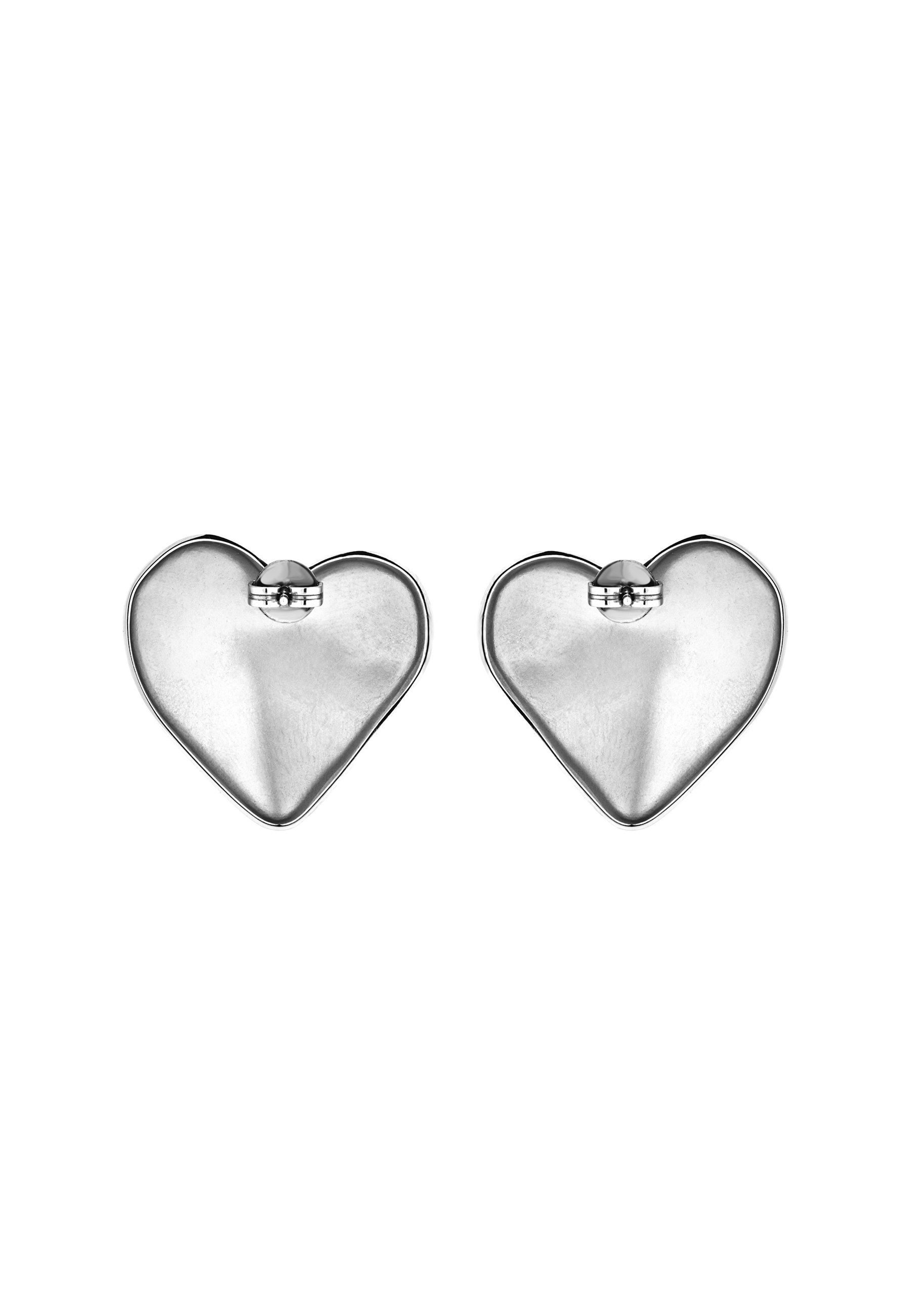 Breil BIG HEART - Earrings - silver-coloured - Zalando