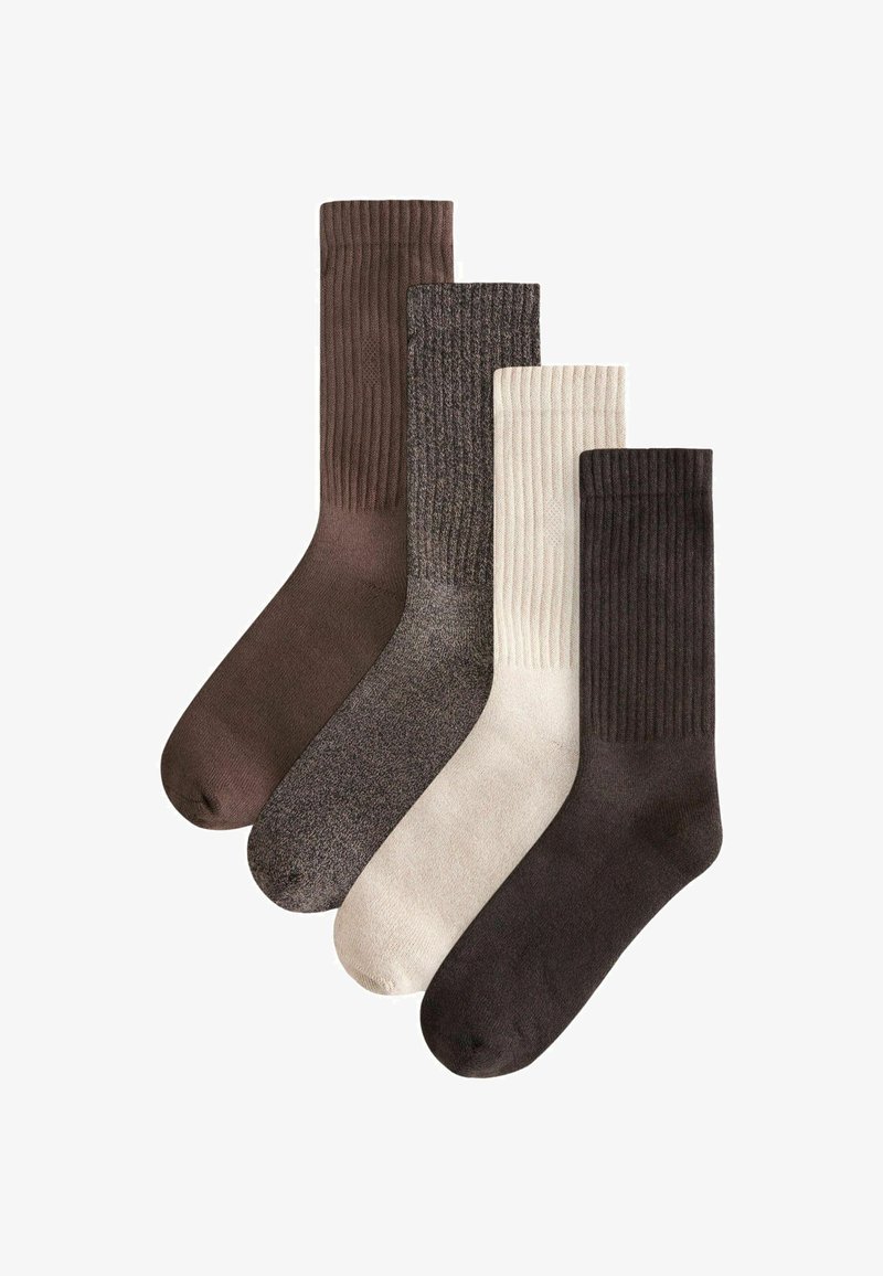 Next HEAVYWEIGHT FOUR PACK - Sukat - cream brown