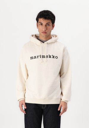 TERMI LOGO PLACEMENT HOODIE UNISEX - Sweatshirt - white