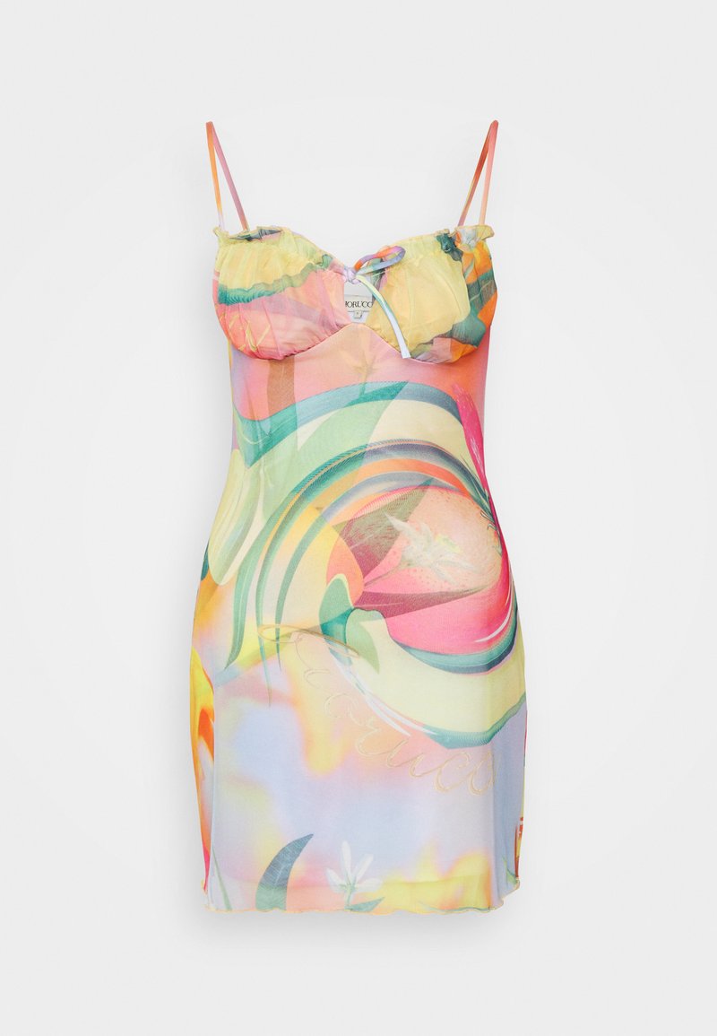 Fiorucci Cocktailjurk oranje Fiorucci Cocktailjurk oranje