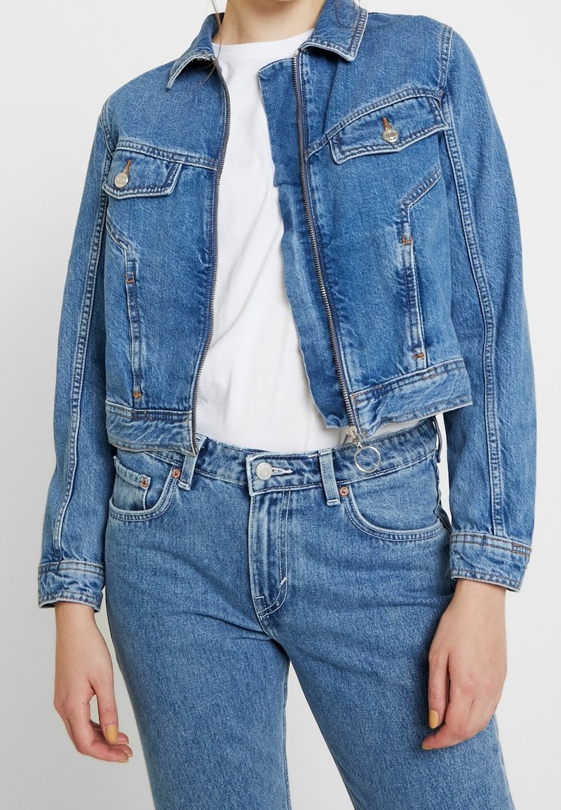 Topshop Džínová bunda - blue denim