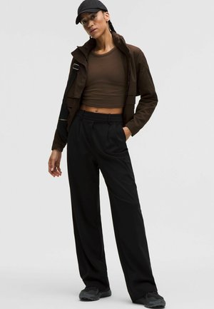 CROP - Bluzka z długim rękawem