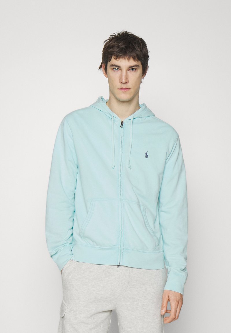 Polo Ralph Lauren - SPA TERRY FULL ZIP HOODIE - Sweat zippé - island aqua, Agrandir