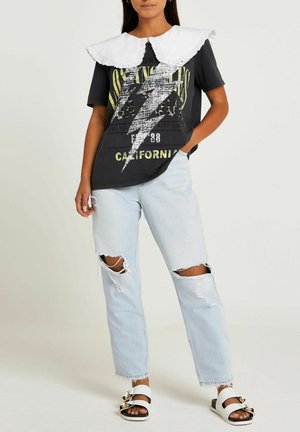 River Island Petite, T-shirt imprimé - grey