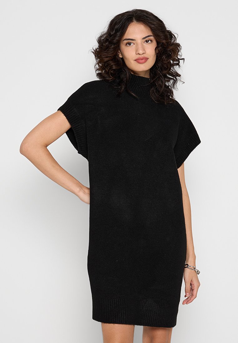 DKNY Gebreide jurk zwart