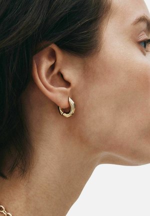 EDBLAD, CRYSTALITE HOOPS LARGE - Oorbellen - gold-coloured
