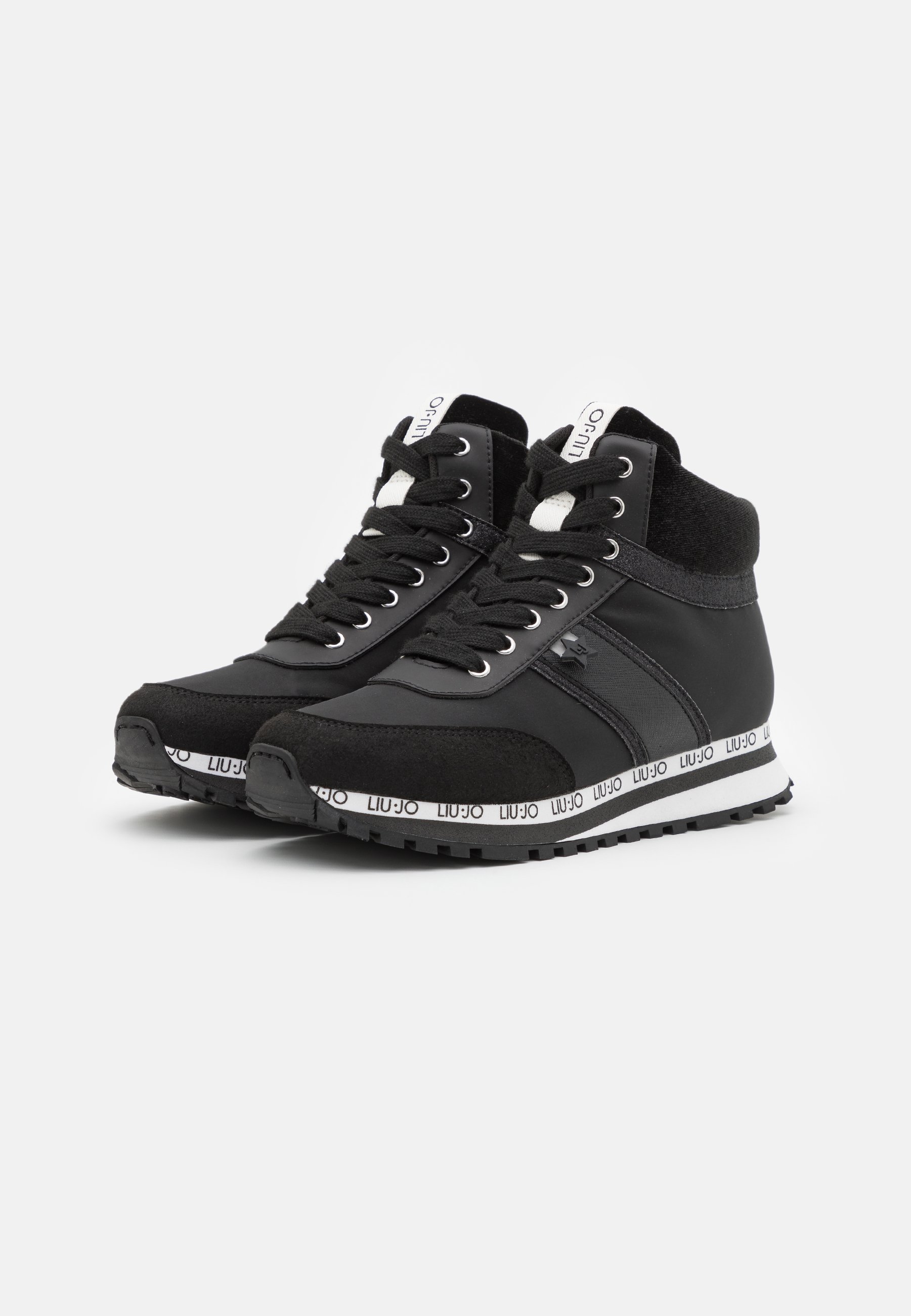 LIU JO MID - Sneakers alte - black/nero - Zalando