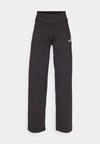SMALL LOGO HIGH WAIST STRAIGHT LEGGINGS - Joggebukse - black