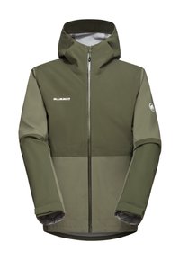 LINARD GUIDE HOODED - Hardshell-jas - marsh dark marsh