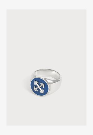 OFF-WHITE, Bague - silver-coloured/blue