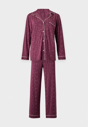 Eberjey, LONG PJ SET - Pyjama - starlight wildberry/ivory