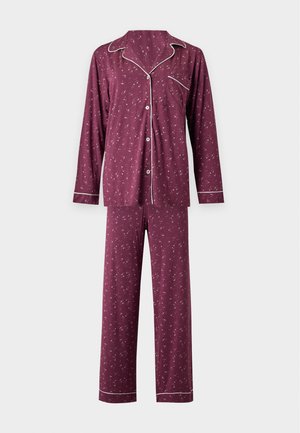 Eberjey, LONG PJ SET - Pyjama - starlight wildberry/ivory