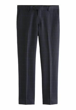 Next SLIM FIT PRINCE OF WALES CHECK - Pantalon - navy blue