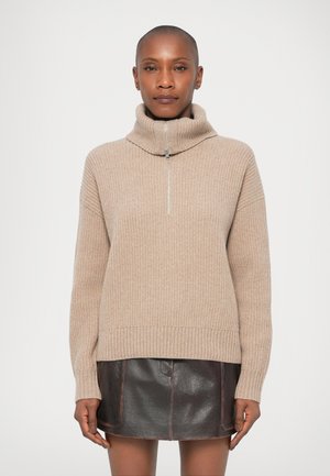 HALF ZIP - Pullover - sandstone