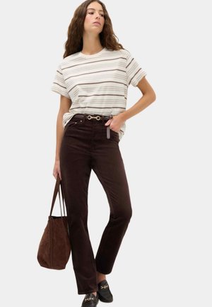 Marks & Spencer, STRAIGHT , brązowy