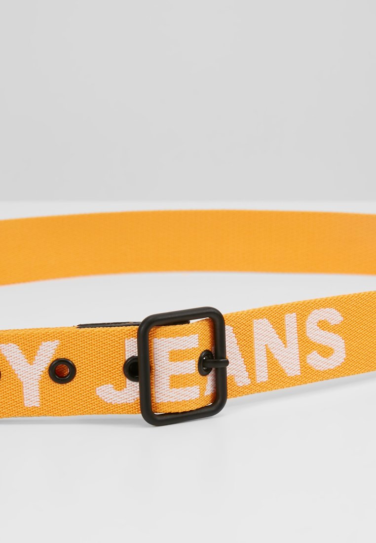 tommy jeans belt yellow