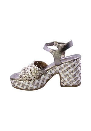 Sandali con plateau - grey