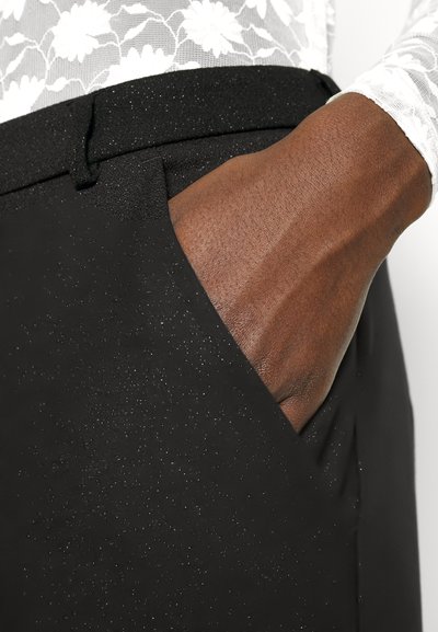 Ida Sjöstedt BRIELLE - Παντελόνι - black glimmer