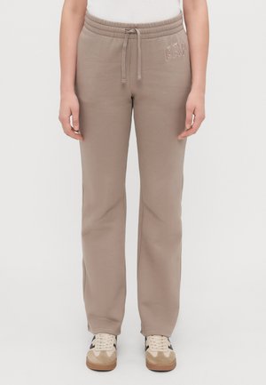 HERITAGE BOOT - Tracksuit bottoms - medium cool brown