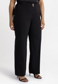 DRITTI IN LEGGERO - Pantaloni - nero