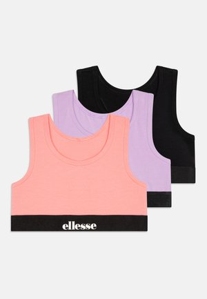 EMILO 3 PACK - Bustier - black/purple