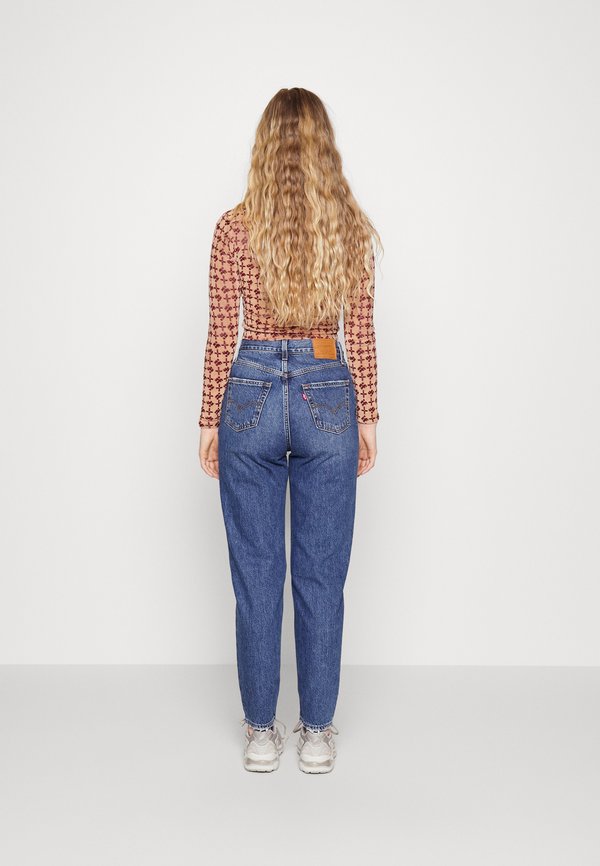 Mom Jeans - z2028 medium indigo destructed2