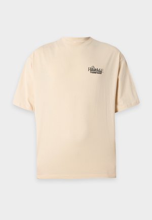 YOURTURN, REGULAR FIT - T-shirt imprimé - oatmeal