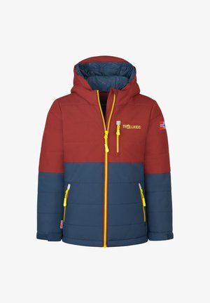 TROLLKIDS, KIDS HEMSEDAL SNOW JACKET XT UNISEX - Winterjacke - carmin red/myst blue/green