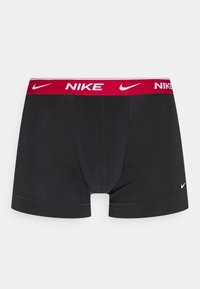 Nike Underwear TRUNK 2 PACK - Cuecas boxer - black/worn blue/mystic hibiscus