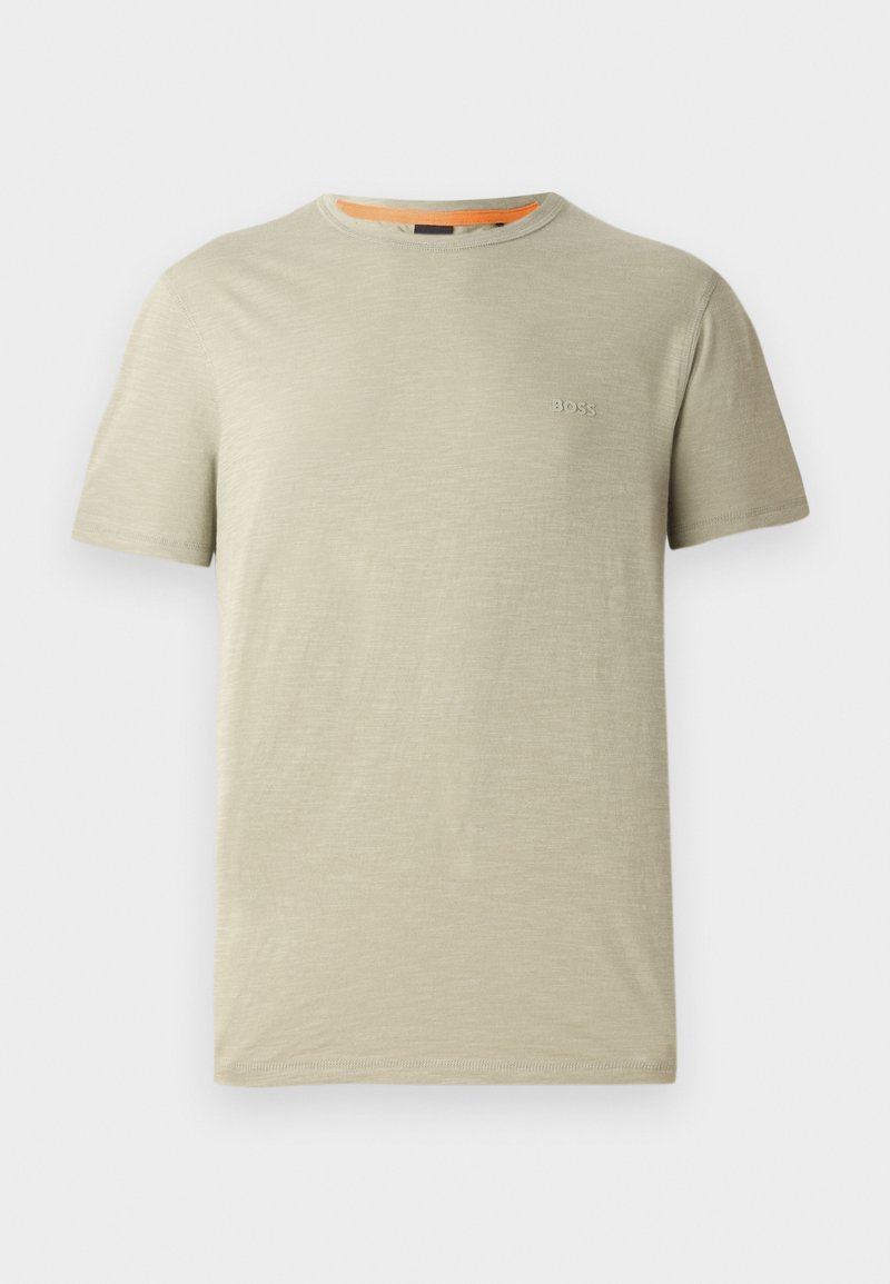 Boss T-shirt basic groen Boss T-shirt basic groen