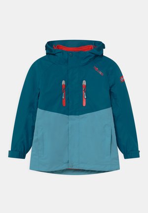 BRYGGEN 2-IN-1 UNISEX - Hardshell jacket - petrol/dolphin blue/spicy red