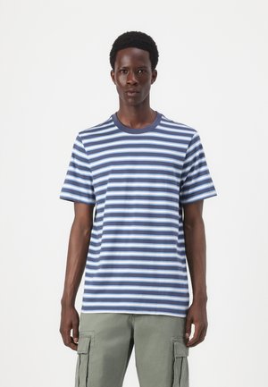 EVERYDAY SOFT CREW NOVELTY STRIPE - Tričko s potlačou - blue