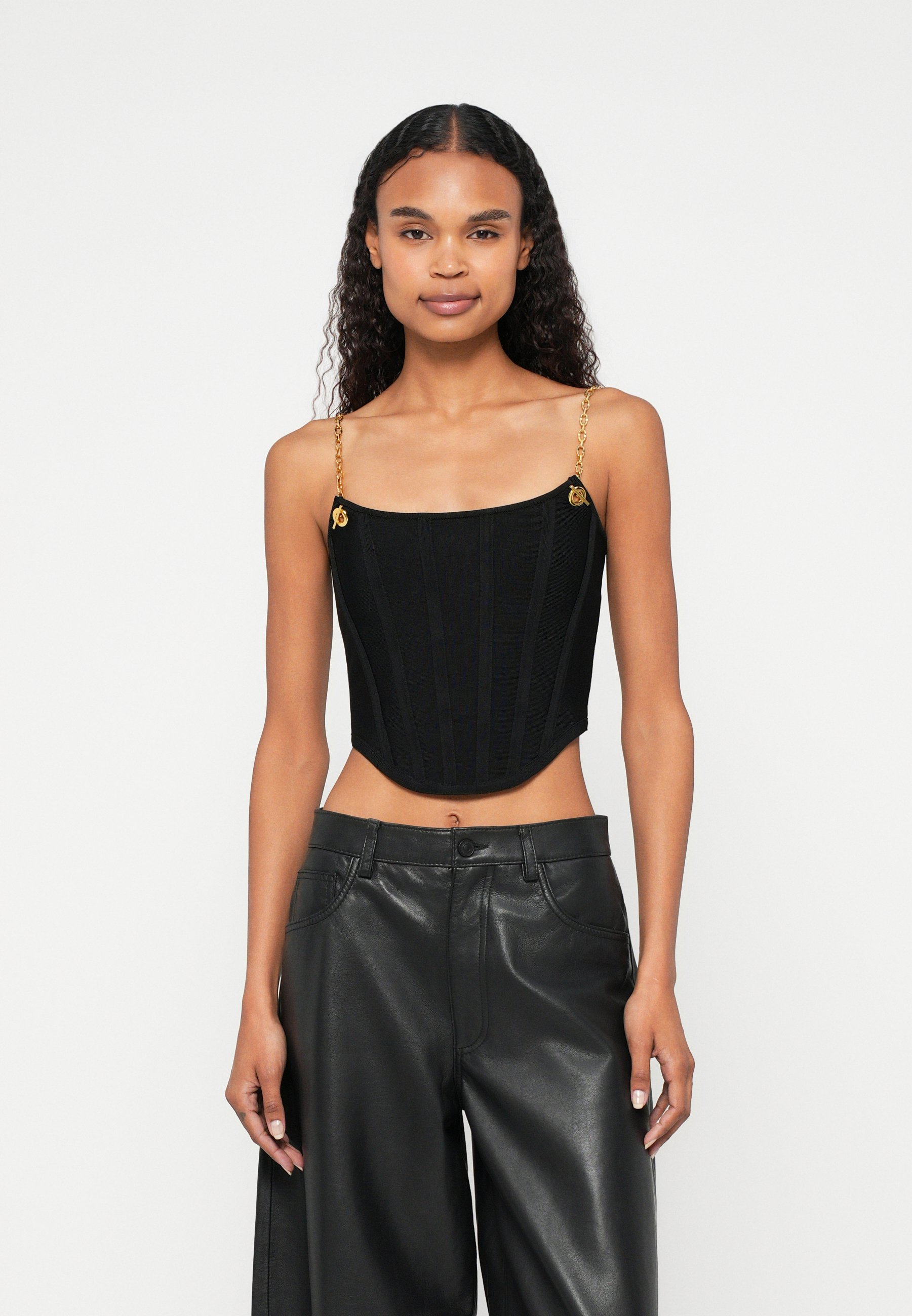 MARCIANO BY GUESS AISHA BUSTIER BANDAGE - Top - jet black/black