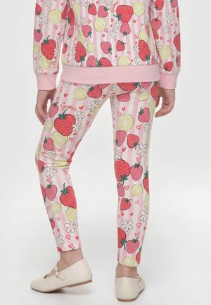 Guess, CAPRI-LEGGINGS MIT BLUMENMUSTER - Leggings - mehrfarbe rose