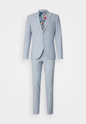 Isaac Dewhirst SONNY SUIT WITH BLUE FLOWER SET - Ülikond - blue