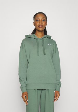 Puma HER HOODIE - Kapuzenpullover - eucalyptus