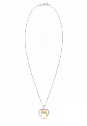 SPARKLING HEART LOVE - MIT KRISTALLEN VON SWAROVSKI® - Halsband - silberfarben
